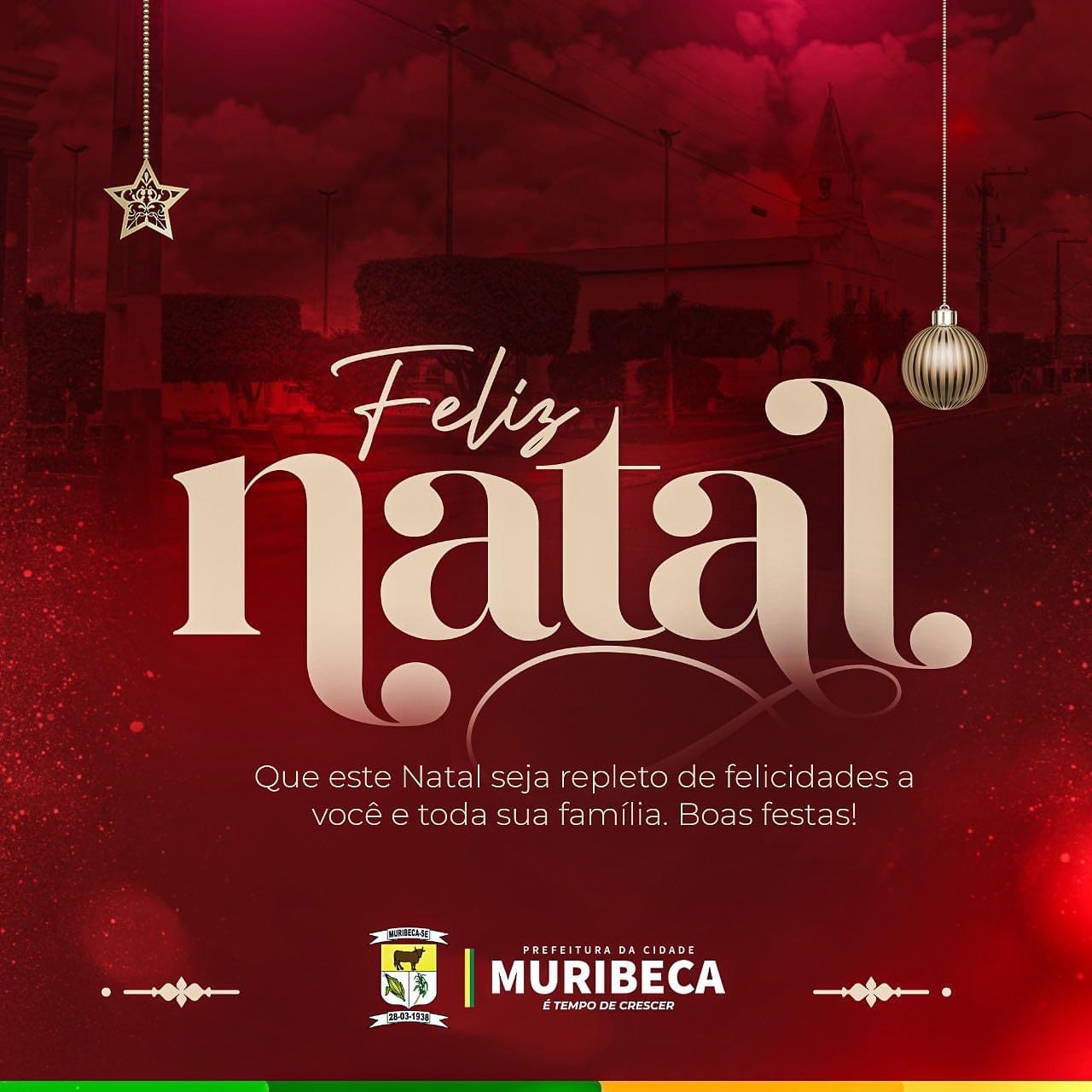 Feliz Natal!  Prefeitura Municipal de Muribeca